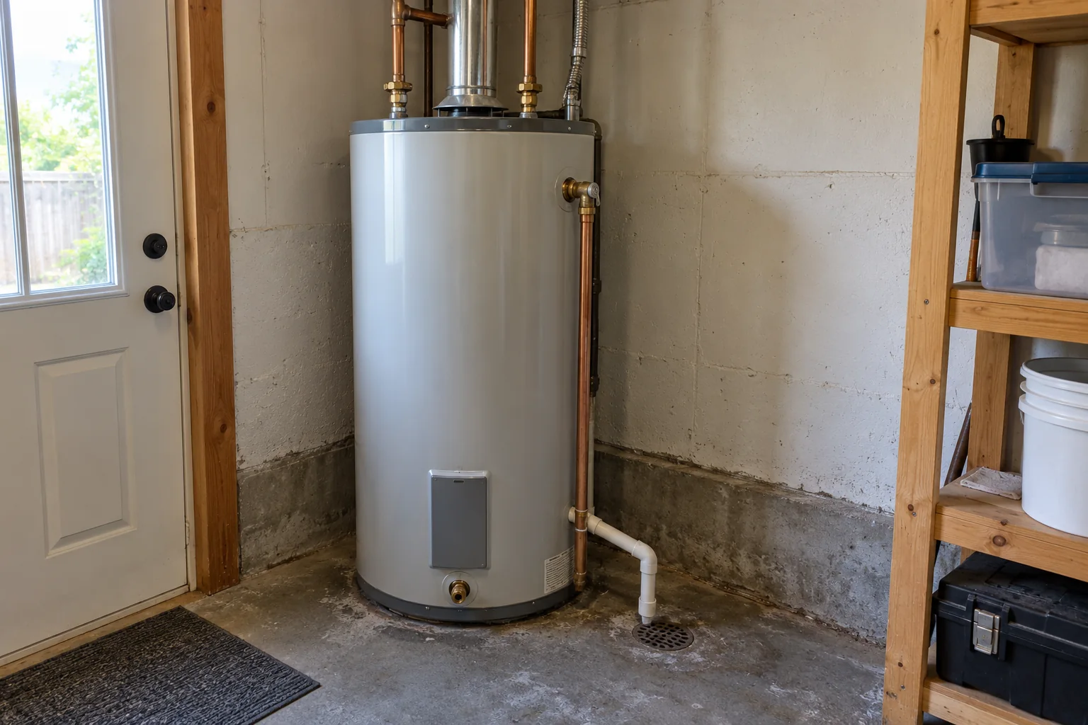 Illustrative water heater problems setting