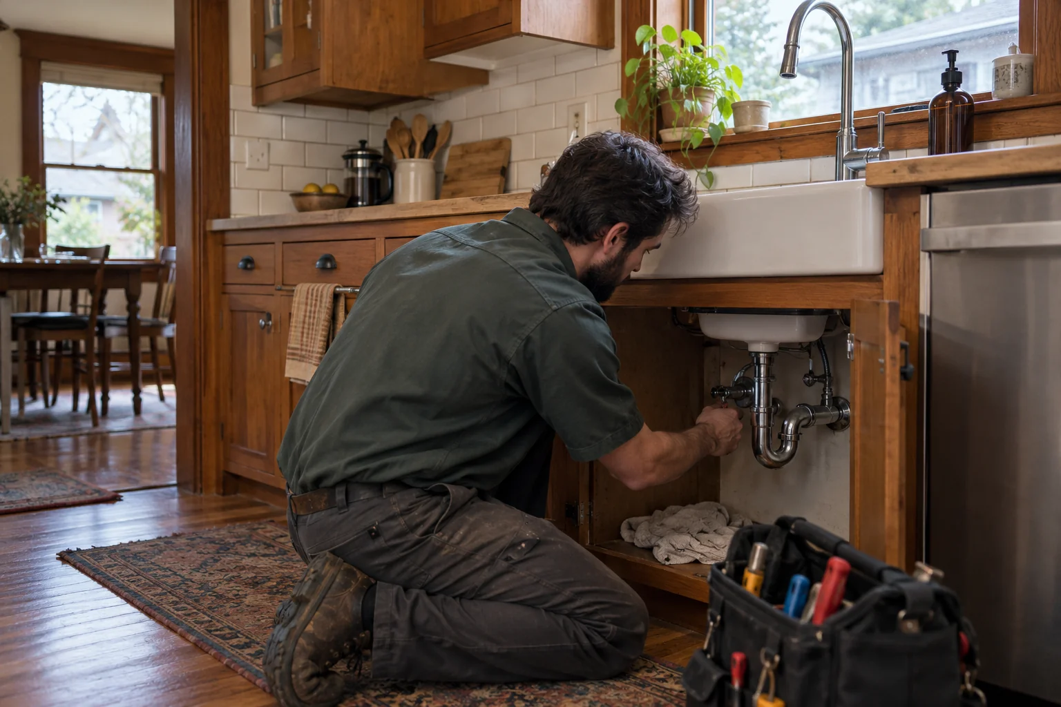 Illustrative plumbing image, not a documented customer project.