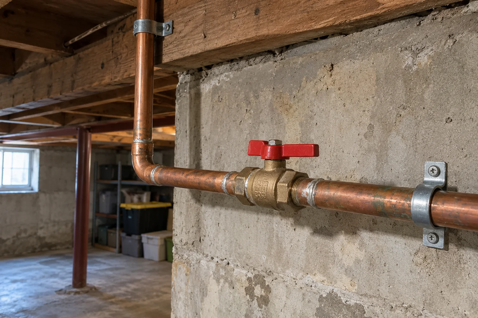 Illustrative sewer backups setting